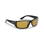 Flying Fisherman Buchanan Sunglasses (Black Frame/Yellow-Amber Lens) image