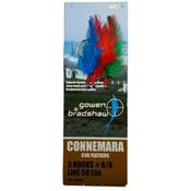 Gowen &amp; Bradshaw Connemara Cod Feather 3 Hook Rig (Size 6/0)(Red/Green/Blue)