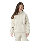 Helly Hansen Junior Frosty Pile Half Snap Fleece Top (Cream Emb)(Ages 9-14) image