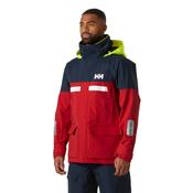 Helly Hansen Men's Pier 4.0 HT Waterproof Sailing Jacket (Red)