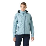 Helly Hansen Women's Crew Hooded Midlayer HT Waterproof Insulated Jacket 2.0 (Windy Blue)