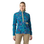 Helly Hansen Women's Maridalen Printed Half Snap Fleece (Dark Mint Rayco)