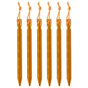 Highlander 18cm/7in Arrow Aluminium Tent Pegs (6 Per Pack)