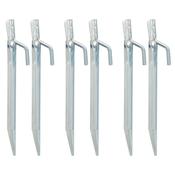 Highlander 18cm/7in Steel Angle Tent Pegs (6 Per Pack) image