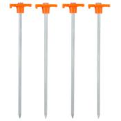 Highlander 25.4cm/10in Rock Tent Pegs (4 Per Pack)