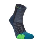 Hilly Unisex Active Running Anklet Socks (Denim/Teal)
