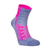 Hilly Unisex Active Running Anklet Socks (Lilac/Pink)
