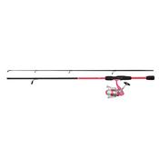 Kinetic 6ft/180cm Kids Little Viking 2 Section Rod + Reel Spinning Combo (5-20g)(Pink) image