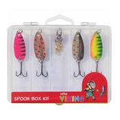 Kinetic Kids Little Viking Spoon Box Kit (4 Lures + 3 Swivels) image