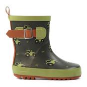 Lazy Dogz Toddler Tractor Green Wellies (Green)(Sizes EU22-29)
