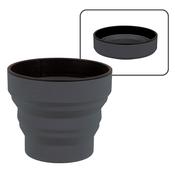 Lifeventure Ellipse Silicone 350ml Collapsible Cup (Graphite)