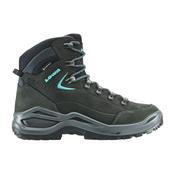 Lowa Women's Renegade Mid Evo Gore-Tex Wide Fit Hillwalking Boots (Asphalt/Turquoise) image