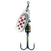 Mepps Comet Decoree 3.5g/Size 1 Spinning Metal Lure (Silver/Red Dot)