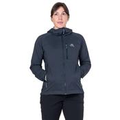Mountain Equipment Women's Aerotherm Hooded Softshell Jacket (Blue Nights)