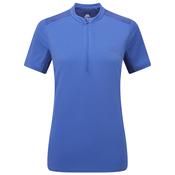 Mountain Equipment Women's Nava Short Sleeve Half Zip Technical Tee (Vivid/Clematis)