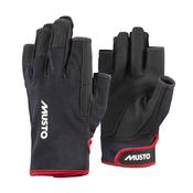 Musto Unisex Essential 2.0 Short Finger Sailing Gloves (Black)