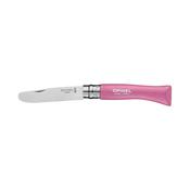 My First Opinel Kids #7 Stainless Steel Round Ended Knife (Fuchsia)