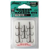 Owner S-Owner Treble Narrow Eye Hook (Size 12)(8 Pack)