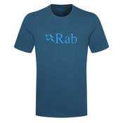 Rab Men's Stance Logo Organic Cotton Short Sleeve Tee (Tempest Blue)