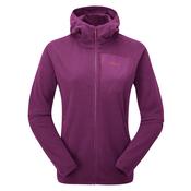 Rab Women's Tecton Full Zip Hooded Fleece (Plum)
