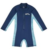 Rip Curl Kids Ride The Wave UPF50 Long Sleeve Sun Suit (Light Navy)(Ages 1-6)