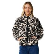 Rip Curl Women's Party Pack Polar Full Zip Fleece (Black/White)