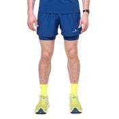 Ronhill Men's Core Twin Shorts (Dark Cobalt/Bright White)(5in) image