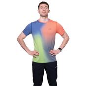 Ronhill Men's Tech Golden Hour Short Sleeve Technical Tee (Dark Cobalt Merge)