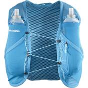 Salomon Unisex Active Skin 8L Running Vest Set (Danube Blue/Blue Curacao) image