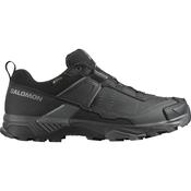 Salomon Men's X Ultra 5 Gore-Tex Wide Fit Trail Shoes (Black/Asphalt/Castlerock)