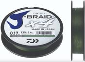 Daiwa J-Braid X4E (19lbs/0.17mm/135m)(Dark Green)