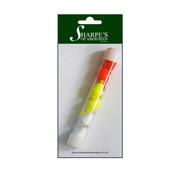 Sharpes of Aberdeen Fly Fishing Foam Strike Indicators (Small)(Red/White/Yellow)(6 Pack)