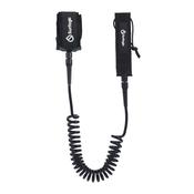 Surflogic 10ft SUP Coil Ankle Leash (Black) image
