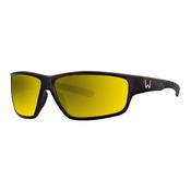 Westin W6 Sport 20 Polarized Sunglasses (Matte Brown Stripe/Lens Base Brown/Lens Mirror Yellow/Anti-Reflex Green) image