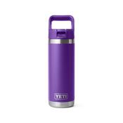 Yeti Rambler 18oz/532ml Insulated Bottle with Colour Straw Cap (Pace Purple) image