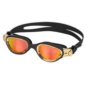 Zone 3 Venator-X Polarised Lens Swim Goggles (Black/Metallic Gold)
