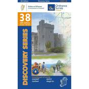 OSI Discovery Map 38 - Laminated (Part of Mayo &amp; Galway)(1:50,000) image
