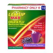 Lemsip Max Blackcurrant 10 Pack - Laois Pharmacy image