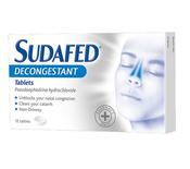 Sudafed Non-Drowsy Decongestant 60mg 12s | Laois Pharmacy image