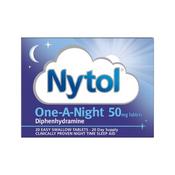 Nytol One-A-Night 50mg Sleep Aid Tablets 20s | Laois Pharmacy image