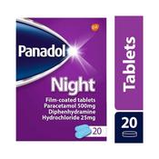 Panadol Night Pain Relief Tablets 20s | Laois Pharmacy image