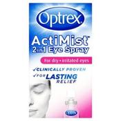Optrex Actimist Double Action Spray Dry &amp; Tired Eyes 10ml - Laois Pharmacy image