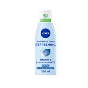 Nivea Refreshing 2-in-1 Milk &amp; Toner 200ml - Laois Pharmacy image