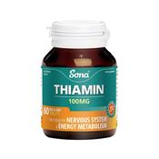 Sona Thiamine 100mg Vitamin B1 60 Tablets - Laois Pharmacy image