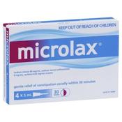 Microlax Rectal Solution 4 x 5ml Tubes - Laois Pharmacy