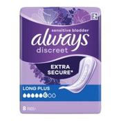 Always Discreet Long Plus Pads 8s - Laois Pharmacy image