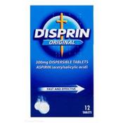 Disprin Original 300mg Dispersible Tablets 12 Tablets - Laois Pharmacy image