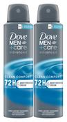 Dove For Men Clean Comfort 72 Hour Anti-Perspirant 150ml Twin Pack - Laois Pharmacy