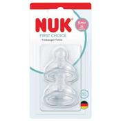 NUK First Choice Flow Control Teat 6+ months (2 Pack) - Laois Pharmacy