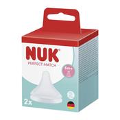 NUK Perfect Match Flow Control Teats (6+ Months) - Laois Pharmacy